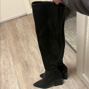 Black Over-the-Knee Boots
